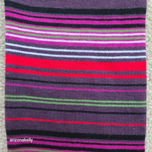 Merino Wool Striped Scarf - Picture 3 of 7